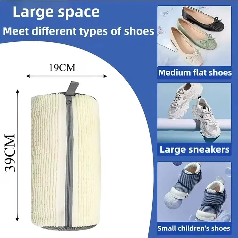 Shoe Washing Machine Bag, Laundry Bags for Washer & Dryer Deep Cleaning Machine for All Shoes Type Shoe Cleaning Bag with Zipper